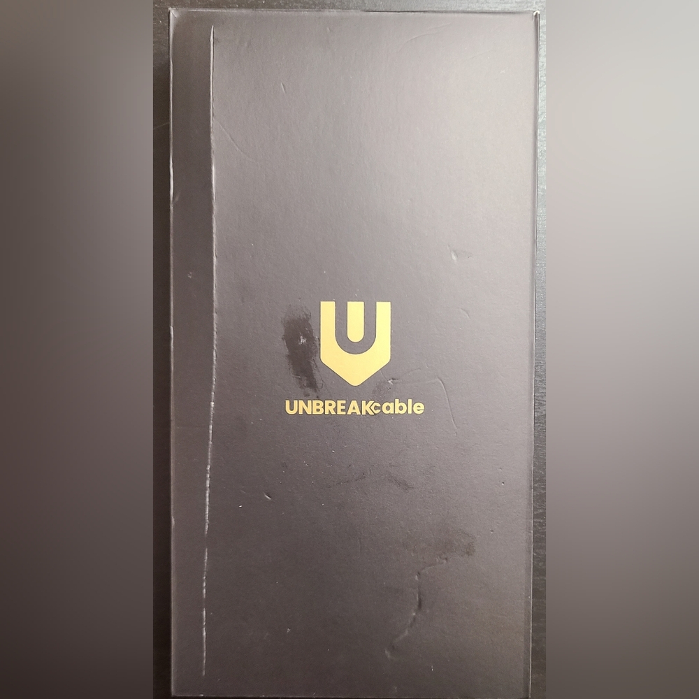 UNBREAKcable Black and Gold Phone Case